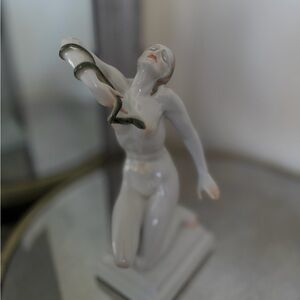Vintage Herend Porcelain Figurine, Death of Cleopatra, ca. 1970s